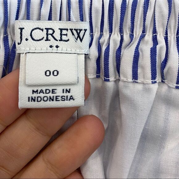 J. Crew Cocktail Stripe Tiered Ruffle Midi Skirt - Picture 7 of 9